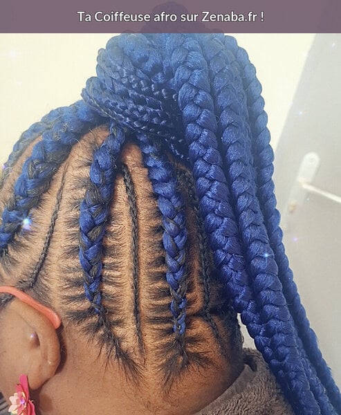 Nattes collées (cornrows) FEMME