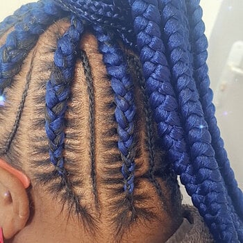 Nattes collées (cornrows) FEMME