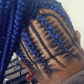 Nattes collées (cornrows) FEMME
