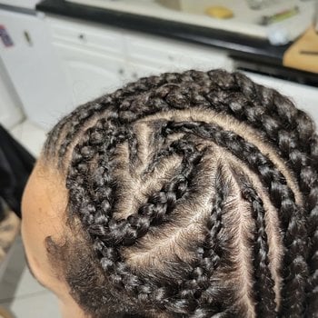 Nattes collées / Cornrows (homme)