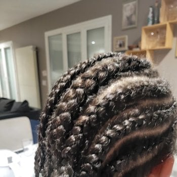 Nattes collées / Cornrows (homme)