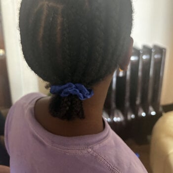 Natte collées enfant