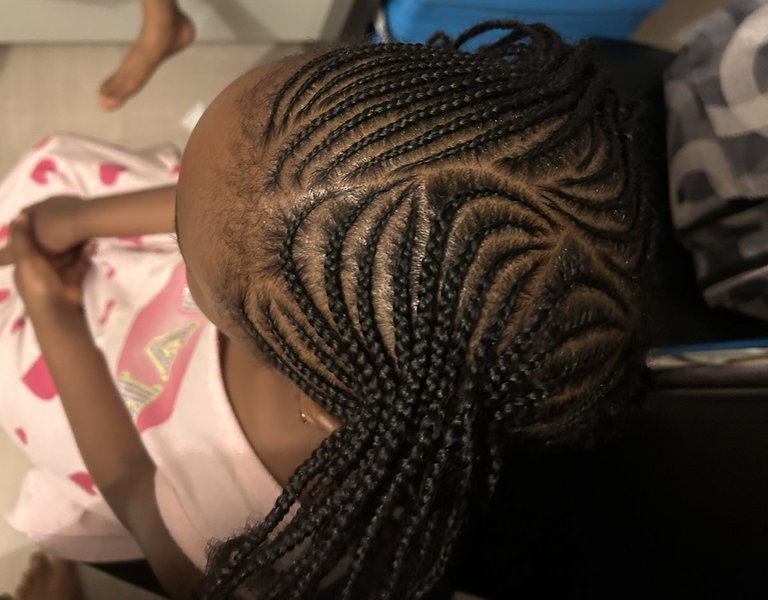 Nattes collées enfants avec ou sansperle