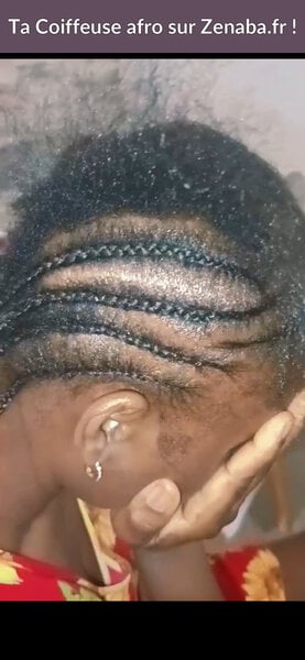 Nattes collées pour pose perruque sur cheveux courts fin et crépus