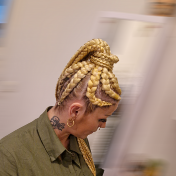 Ponytail nattes collées 