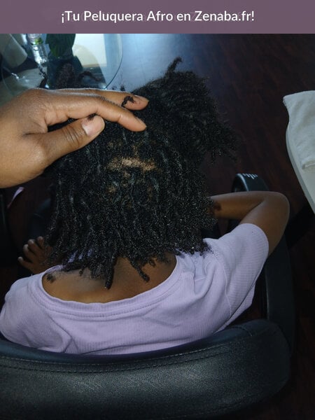 Reserrage locks / interlocking Fille (CkBeauty) - Coiffure Afro sur ...