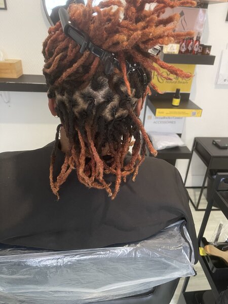 Retwist gel + coiffure 