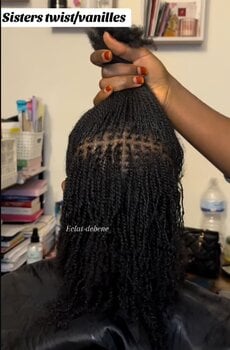 Retwist racines locks