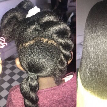 shampoing, brushing coupe + lissage 