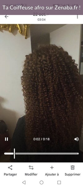 Tissage ouvert avec crochets braids