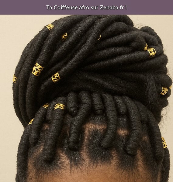 Tresse avec laine coiffure protectrice