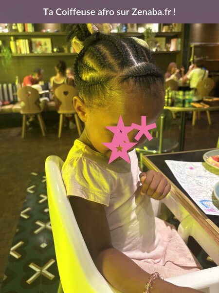 tresse collées enfants