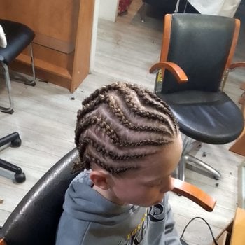 Tresse natte collet garçon