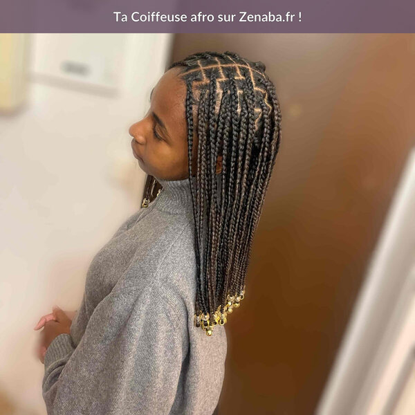 Tresses avec perles
