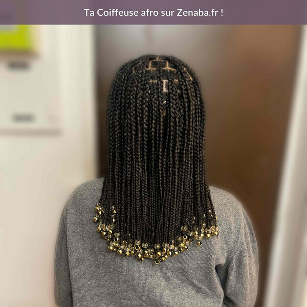 Tresses avec perles