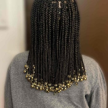 Tresses avec perles