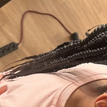 Tresses collées attachées - enfant 