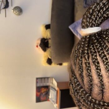 Tresses-collées avec rajout
