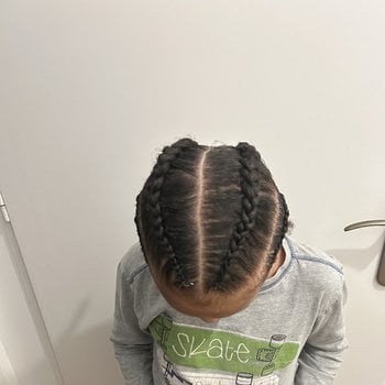 Tresses collées enfants 