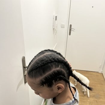 Tresses collées enfants 