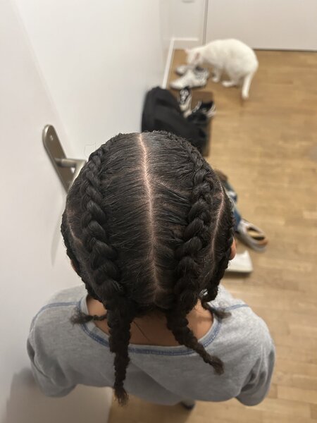 Tresses collées enfants 
