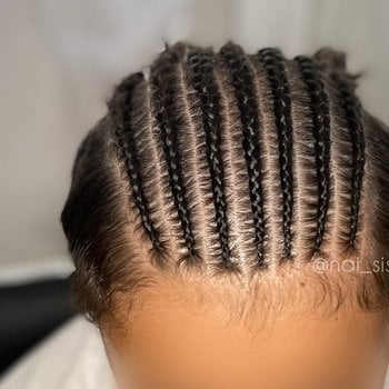 Tresses collées garçon 