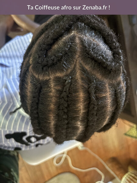 tresse collées homme