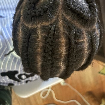 tresse collées homme