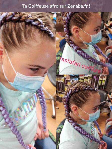 Tresses collées