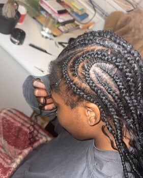 Tresses collées