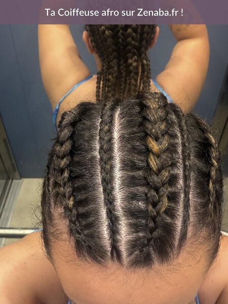 Tresses collées