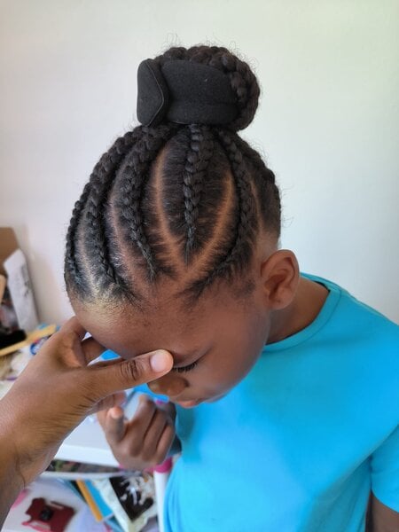 TRESSES PLAQUEES CHIGNON