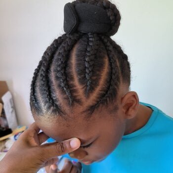 TRESSES PLAQUEES CHIGNON