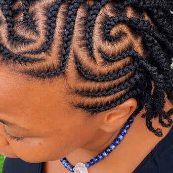 Tresses plaquées (cornrows) FEMME