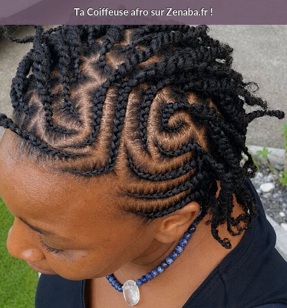 Tresses plaquées (cornrows) FEMME