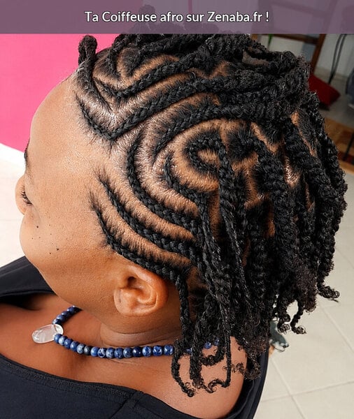 Tresses plaquées (cornrows) FEMME