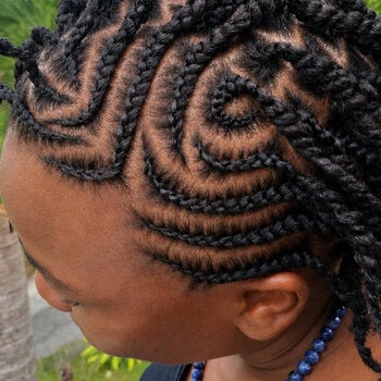 Tresses plaquées (cornrows) FEMME
