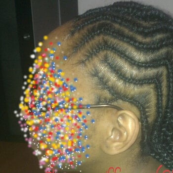 Tresses plaquées ZIGZAG