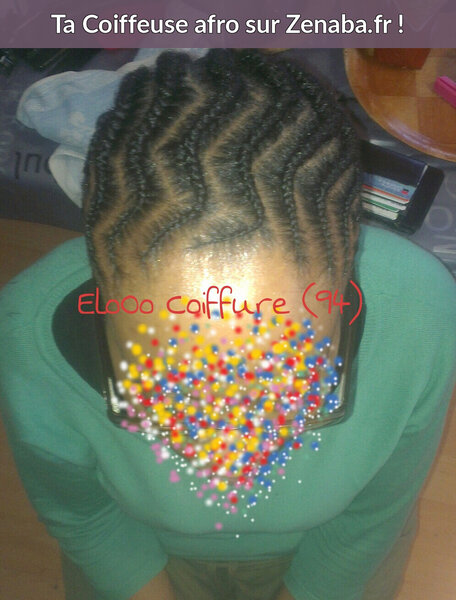 Tresses plaquées ZIGZAG