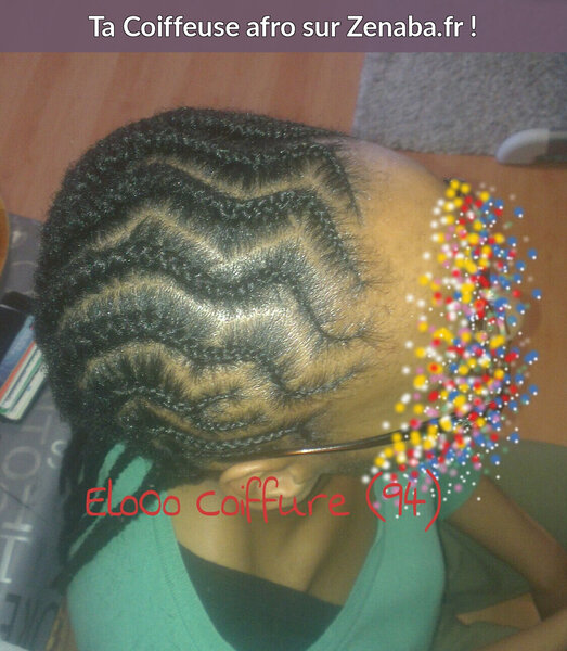 Tresses plaquées ZIGZAG