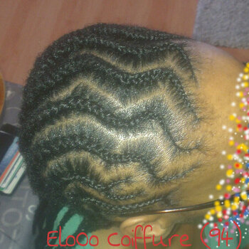 Tresses plaquées ZIGZAG