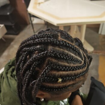 Tresses protectrices (nattes collées)