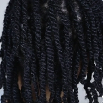 twist/vanille cheveux 4c avec extension