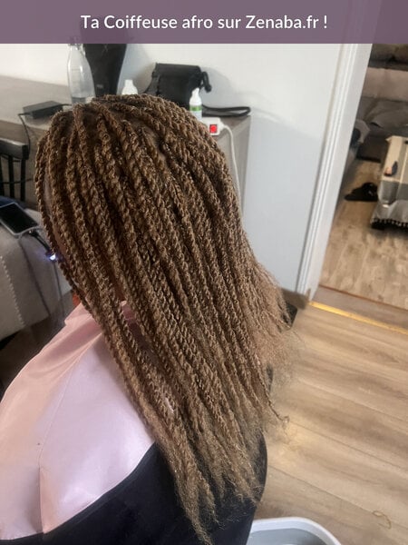 Twists fins et courts