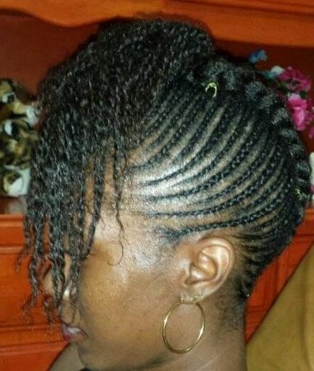 Updo et mohawk