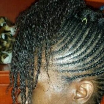 Updo et mohawk