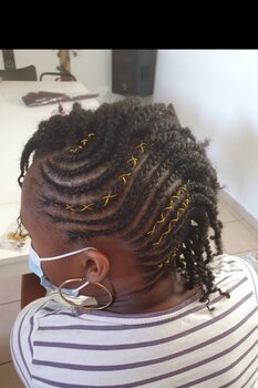 Updo et mohawk
