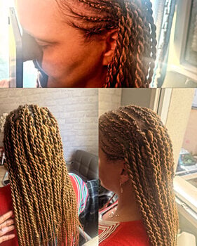 Vanilles collées twist