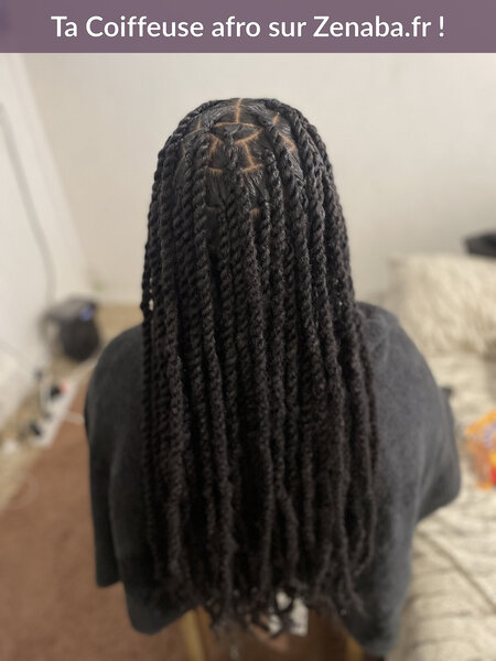 Vanilles femme sur cheveux frisés