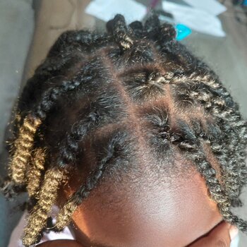 Vanilles sur cheveux crépus 
